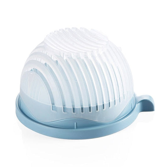 Quick Salad Maker Salad Cutter Bowl Kitchen Gadget Vegetable Fruits Slicer Chopper Washer And Cutter