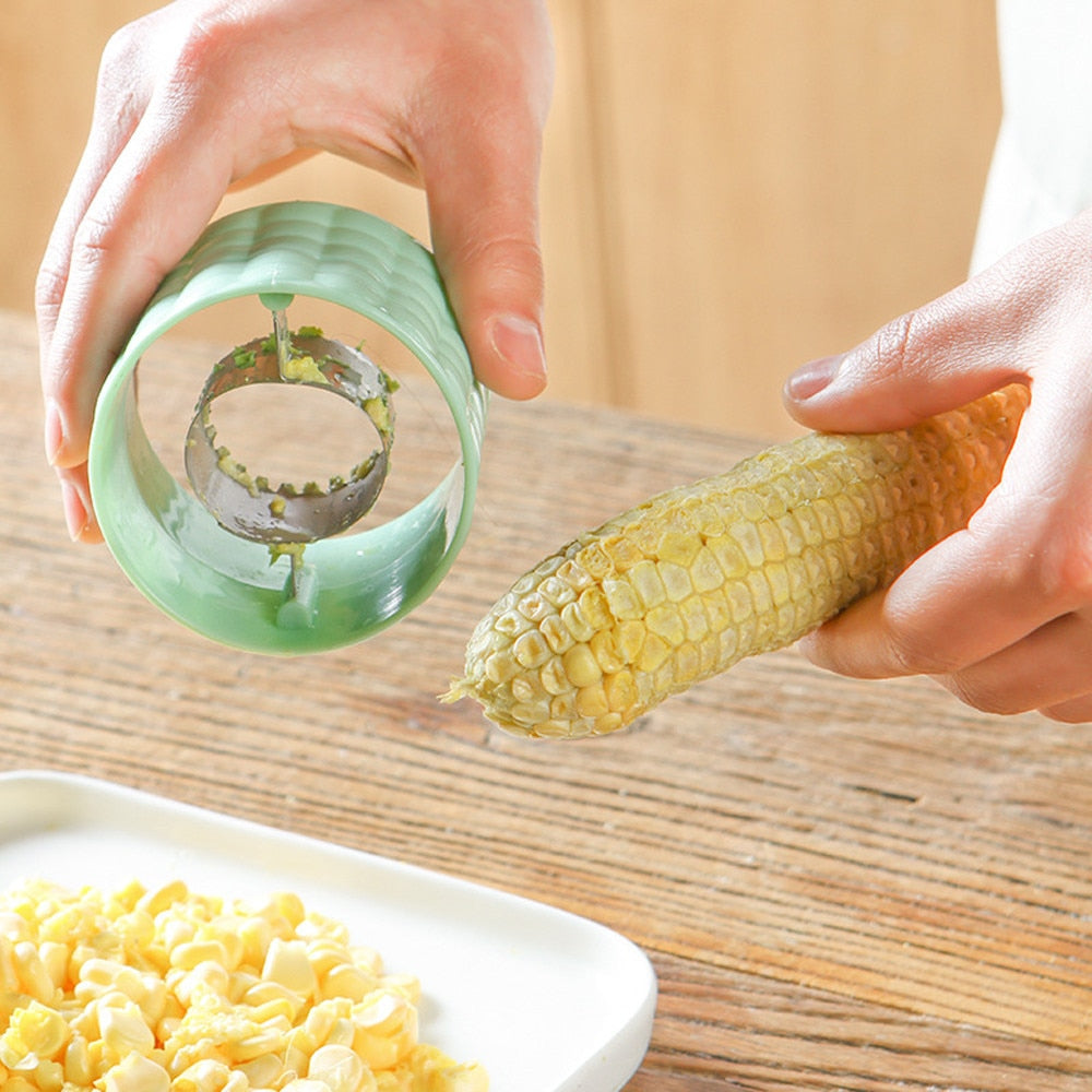 2Pcs Corn Cob Peeler Stripper Cutter Splitter Remover Thresher Kitchen Salad Tool Hot Corn Stripper